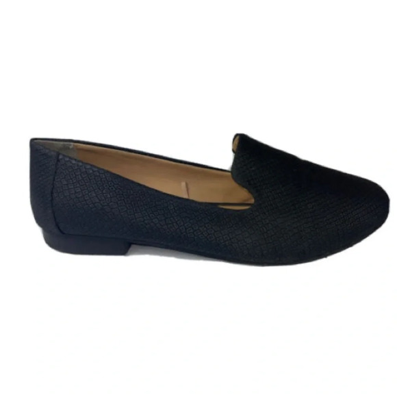 Me Too Womens Yorkie Black Slip On Dressy Round Toe Loafers Shoes 8 - Picture 2 of 9